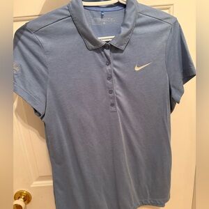 Womens Nike polo dri fit golf shirt size L
